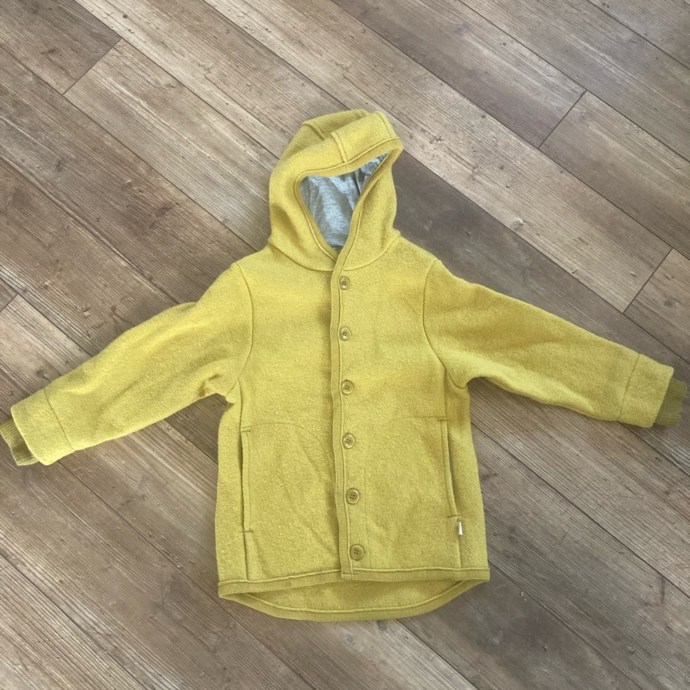Disana Boiled Wool Jacket Curry | 5-6 years